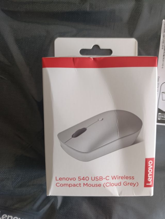 Ratón Inalámbrico Lenovo 540 USB-C Gris