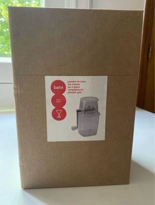 Kit báscula, palomitera vintage y picador de hielo