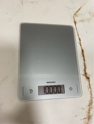 Kit báscula, palomitera vintage y picador de hielo