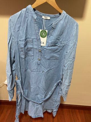 Vestido vaquero C&A manga larga