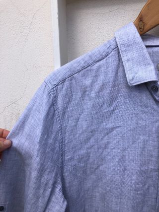 Camicia uomo LCW Vision grigio 100% cotone