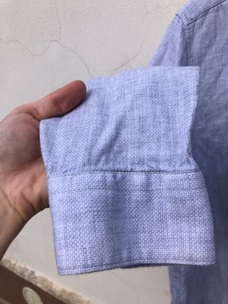 Camicia uomo LCW Vision grigio 100% cotone