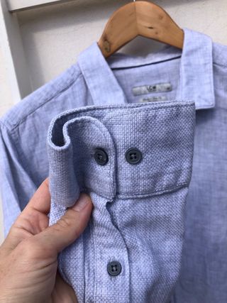 Camicia uomo LCW Vision grigio 100% cotone