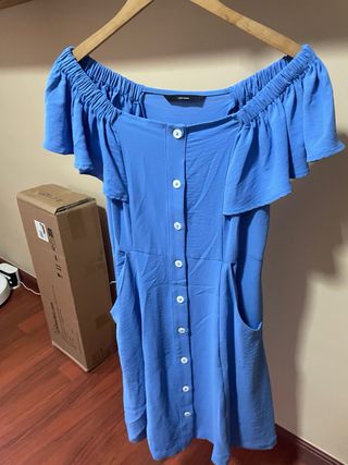 Vestido Vero Moda Azul