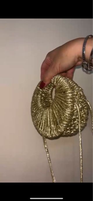 Borsa a mano dorata