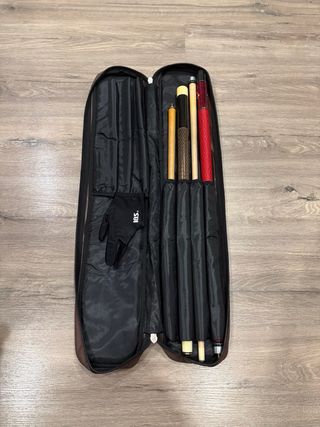 2 Palos de Billar con Funda