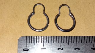 Aros plata ley niña