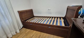 Cama nido de pino macizo