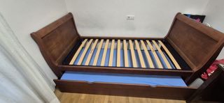 Cama nido de pino macizo