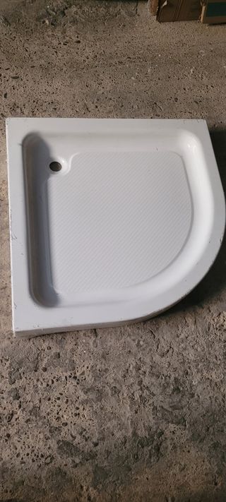 Plato de ducha blanco