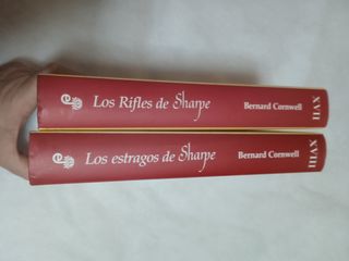 2 libros de la serie de Sharpe. Los 2x16€