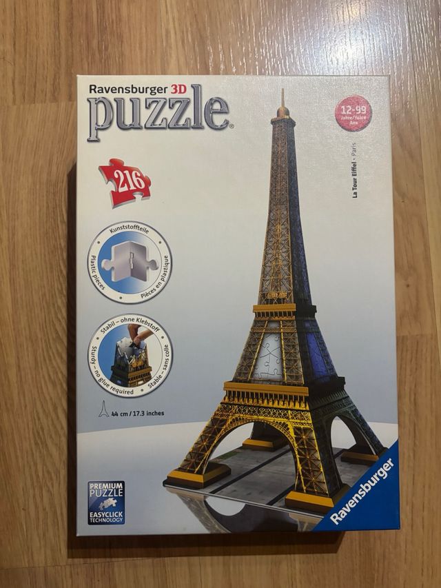Puzzle 3D Ravensburger Torre Eiffel