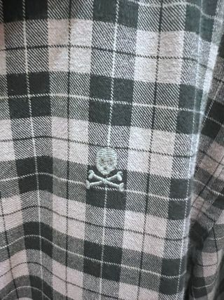 Camisa Scalpers cuadros hombre  38 tipo franela