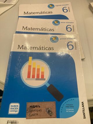 Matematicas 6 primaria Santillana