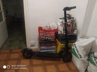Patinete eléctrico averiado