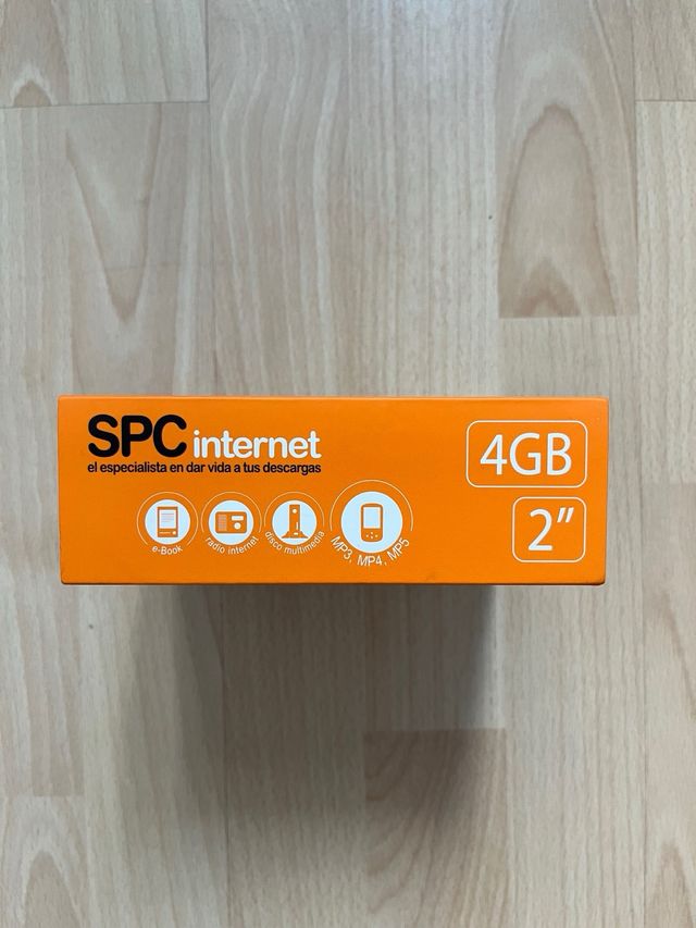 Reproductor MP4 SPC internet 4GB SIN ESTRENAR