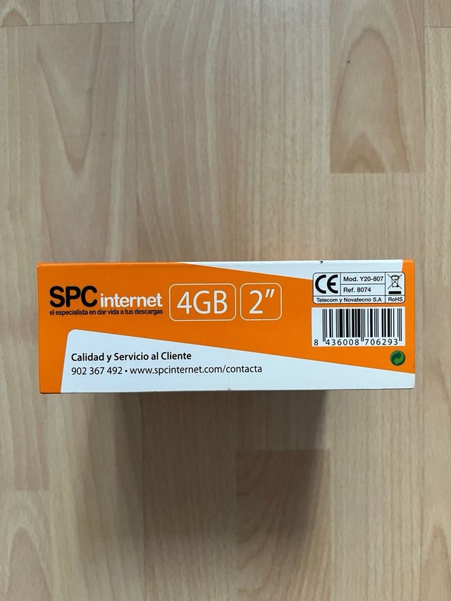 Reproductor MP4 SPC internet 4GB SIN ESTRENAR