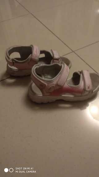 Sandali bambina rosa