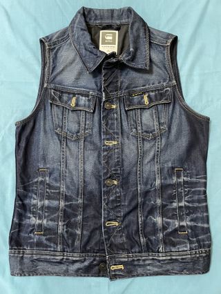 Chaleco Vaquero G-Star Raw Azul