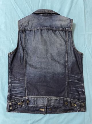 Chaleco Vaquero G-Star Raw Azul