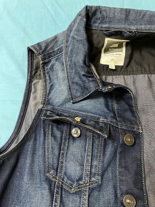 Chaleco Vaquero G-Star Raw Azul