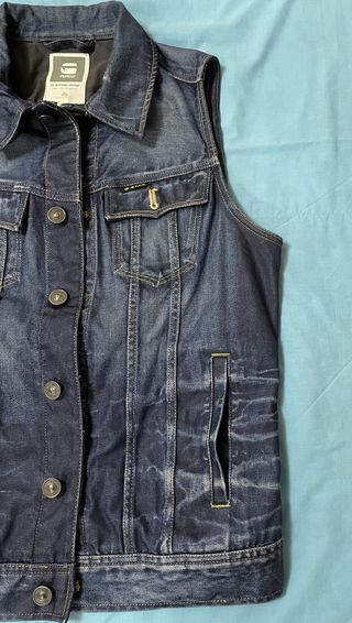 Chaleco Vaquero G-Star Raw Azul