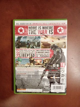 Juego Xbox 360 Homefront Shooter