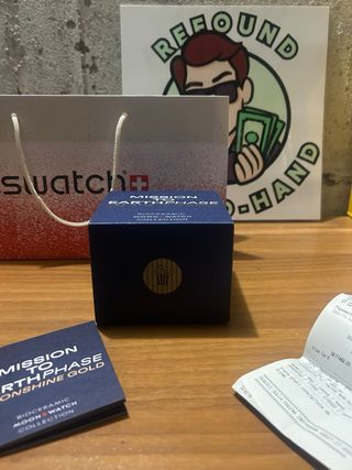Swatch x Omega Moonshine Gold