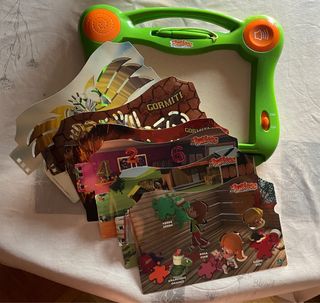 Pizarra infantil Gormiti con tarjetas