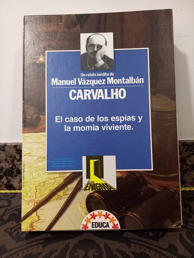 Puzzle y novela de Carvalho. Serie Enigma