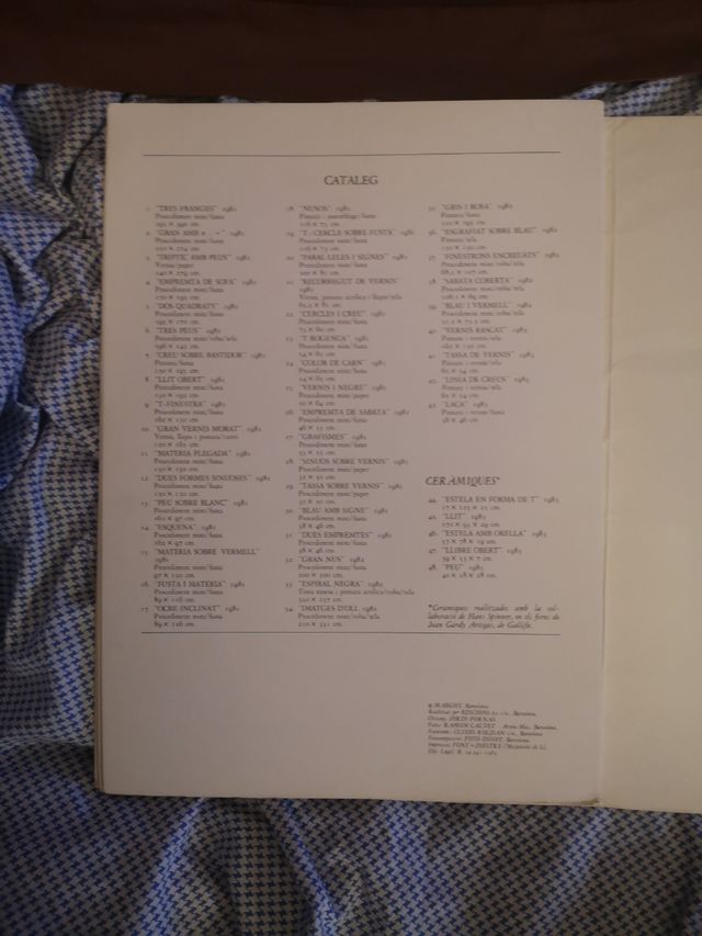 Tapies Pintures i ceramiques 1981/1983