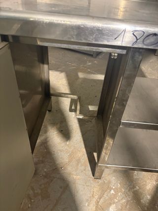 Mesa de trabajo industrial acero inoxidable