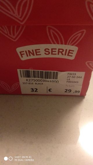 Stivaletti neri bambina con stella