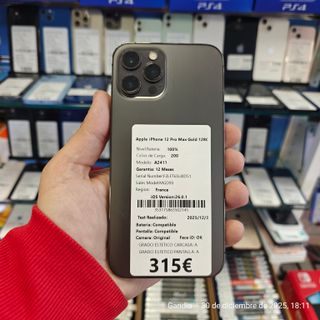 Apple iPhone 12 Pro Max 128GB Gris 353175863502145
