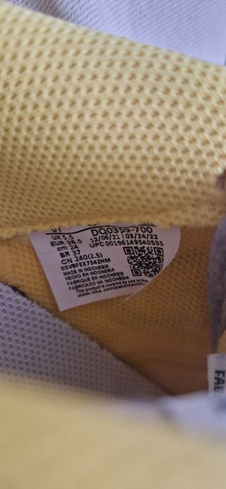 Zapatillas Nike Air Force 1 LV8 (GS) Amarillas