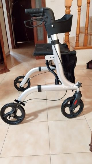 Andador Rollator 4 Ruedas con Asiento y Freno