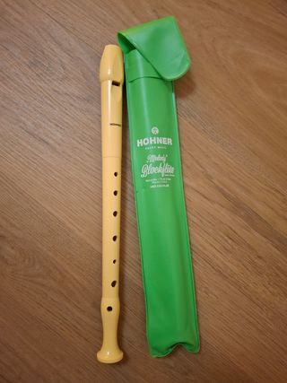 Flauta Hohner Melody Blockflöte Amarilla