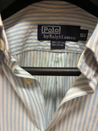 Camisa Polo Ralph Lauren Rayas Azul