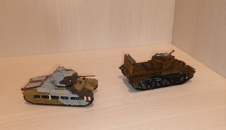 Maquetas de tanques pequeños