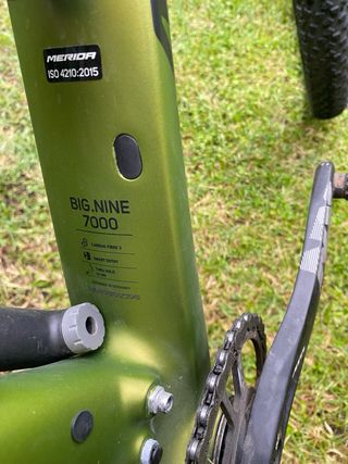 Bicicleta Merida Big nine 7000 Carbono, talla XL