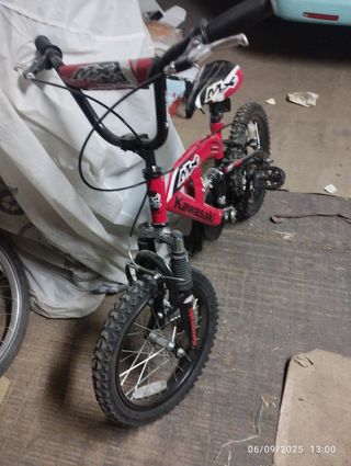 Bicicleta Infantil Kawasaki Roja