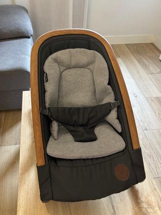 Hamaca de bebé madera y tela de la marca max-coco