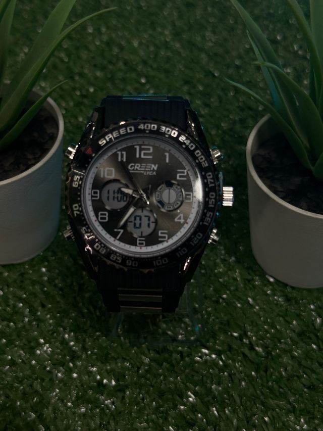 Orologio da uomo nero GREEN LYCA