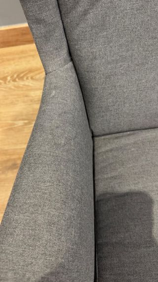 Butaca gris Ikea