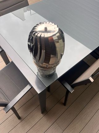 Sombrerete para chimenea de acero inoxidable 150mm