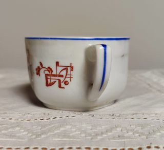 4 tazze antiche con design