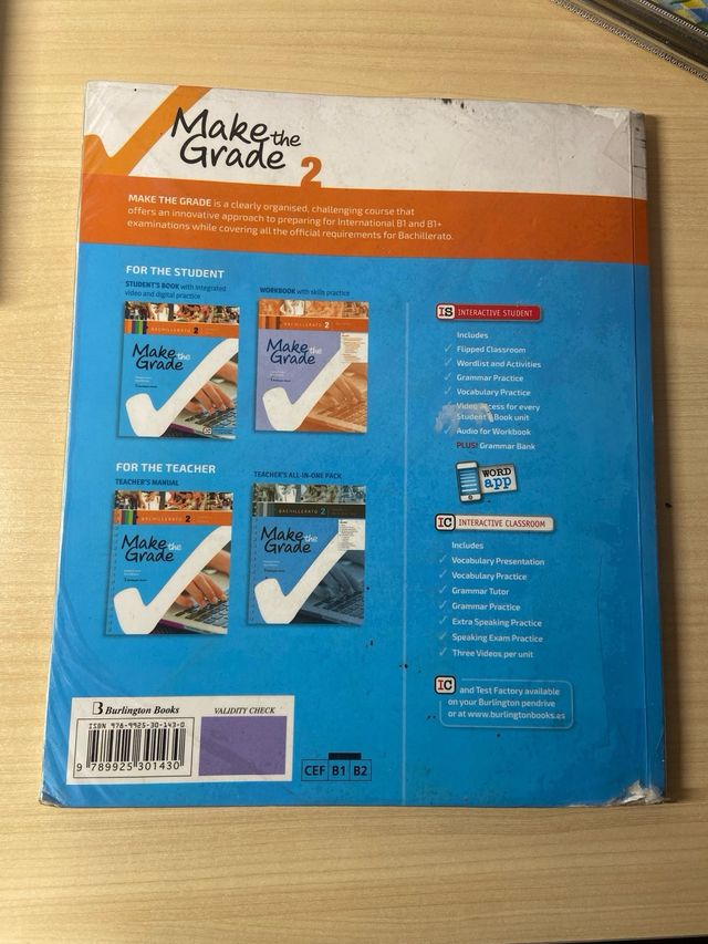 MAKE THE GRADE 2º BACHILLERATO