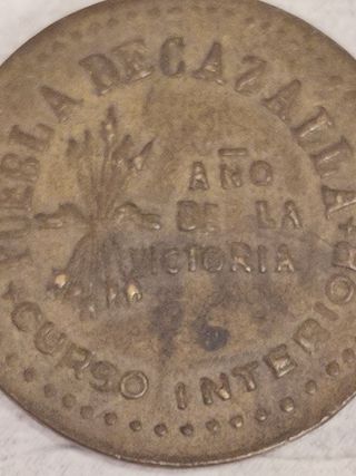 Moneda 25 céntimos Puebla de Cazalla
