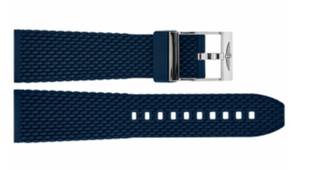 Correa Caucho Breitling Azul Malla 22-20