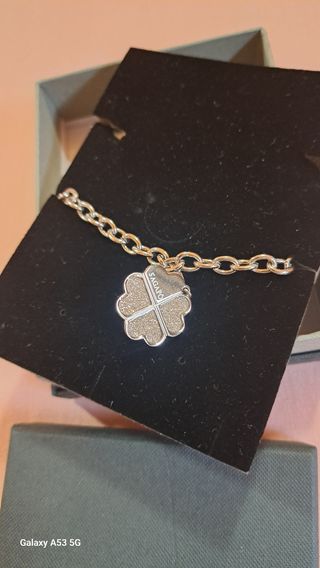 Bracciale S'Agapò Cuore Glitter Argento